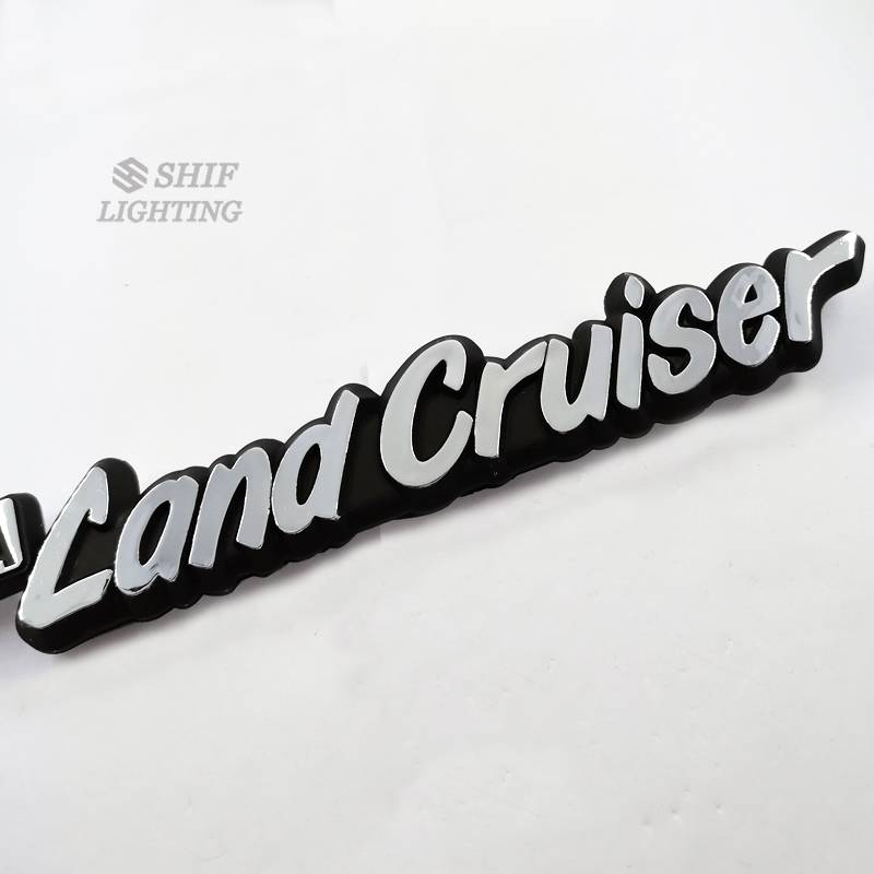 1pc Stiker Emblem Logo Land Cruiser Bahan ABS Untuk Mobil TOYOTA Land Cruiser