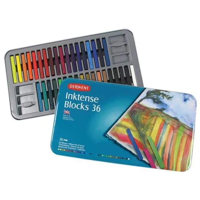 Derwent Inktense Blocks 36 Tin