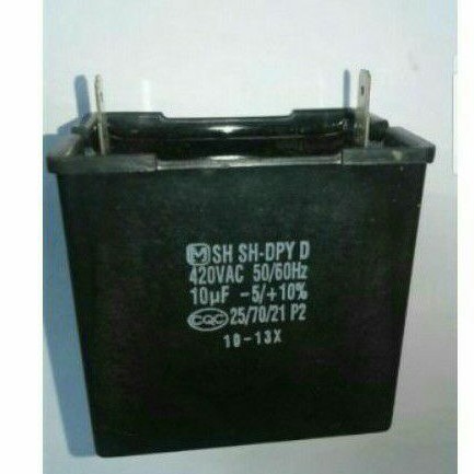 Kapasitor Mesin Cuci 10uf Sharp 1Tabung Original