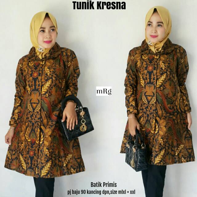 63+ Model Baju Batik Tunik HD