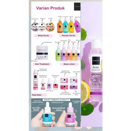 READY SERUM SCARLETT WHITENING ALL VARIAN