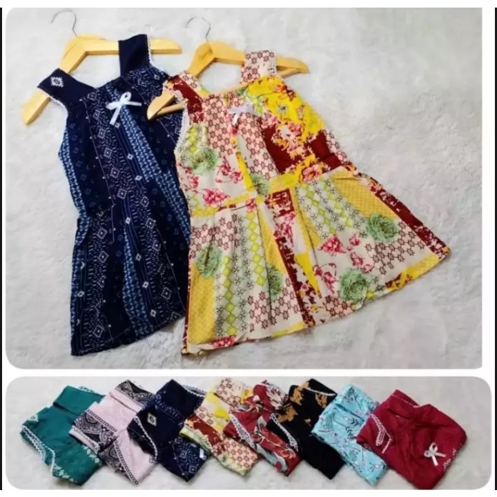 Daster anak 100rb dapat 10pc, Daster anak umur 6 bulan sd anak 3 tahun