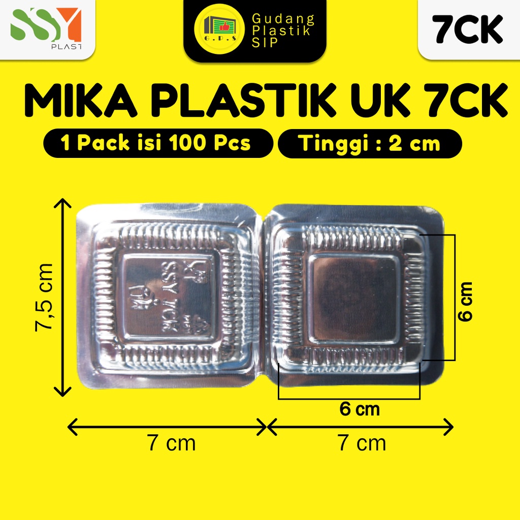 Mika Kue UK 7CK Bening isi 100 / Food Grade