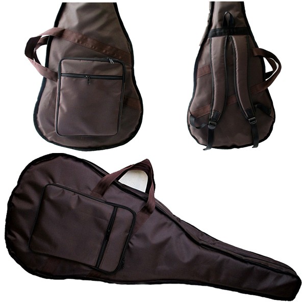 Tas Gitar Akustik / Softcase Gitar Akustik Warna Coklat Busa Tebal