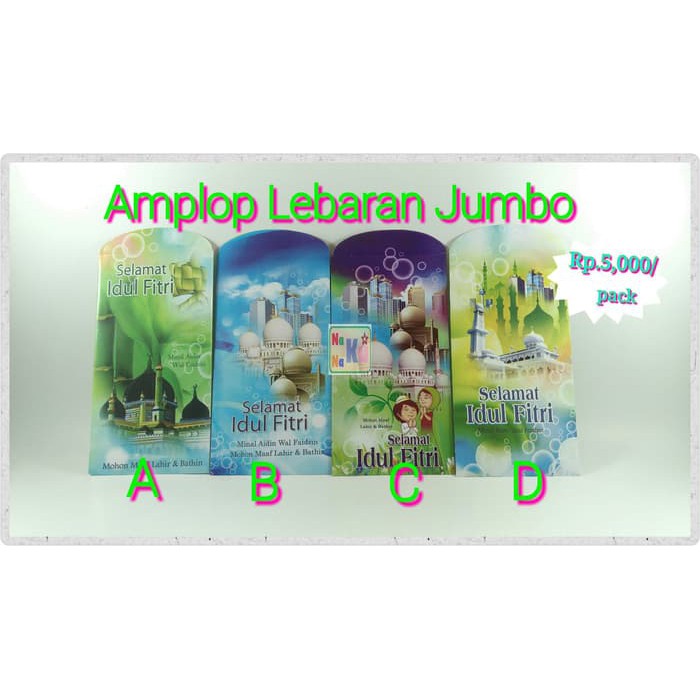 

SALE Amplop Lebaran Jumbo B0095