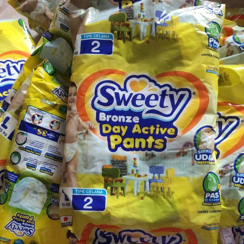 OMMARKET SWEETY BRONZE PANTS S / L / M / XL / XXL /  Popok RENCENG