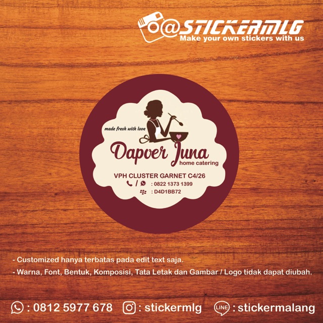 

Sticker Label Produk 013
