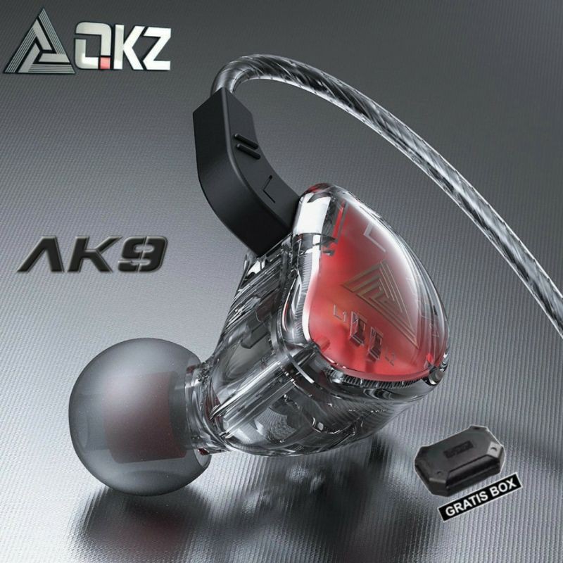 PUBG Earphone Gaming QKZ AK9 Headset Dengan MIC Subwoofer Metal Earphone Wired Sports QKZ AK6 AK5 AK