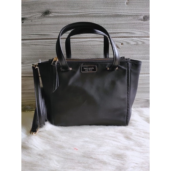 Kate Spade Small Dawn satchel black nylon