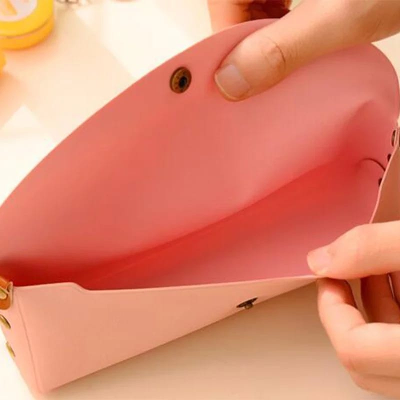 Tempat Pensil Import Dompet Panjang Untuk Kacamata Alat Tulis Make Up / Dompet Exclusive Serbaguna