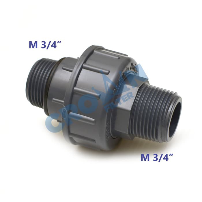 WATERMUR MPOIN 3/4" 1" WATERMUR TANDON WATERMUR DRAT LUAR WATER MUR DRAT LUAR 1 " 3/4"