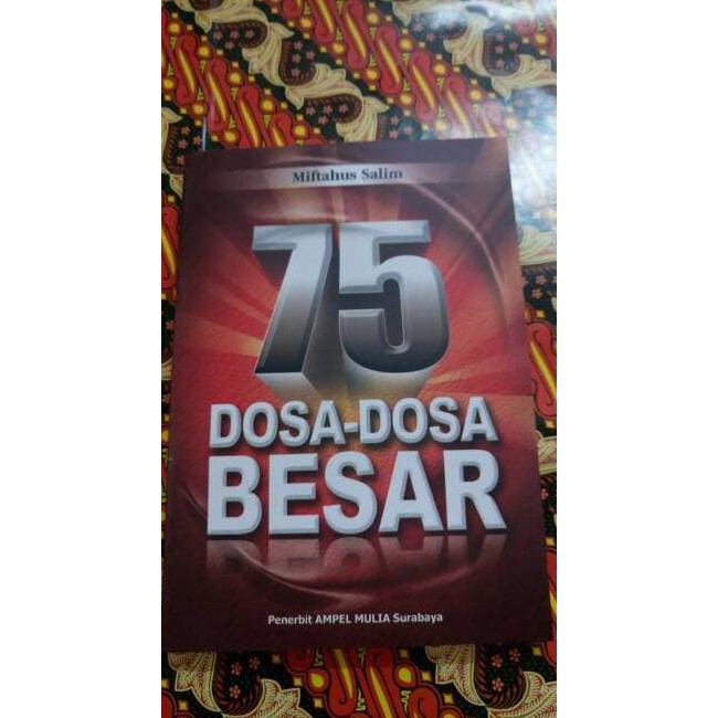 Siap Kirim 75 Dosa Besar Ayo Order