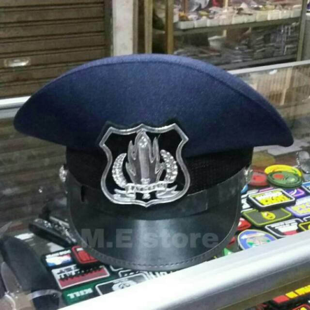 Topi pet satpam/security/topi pdu satpam/security