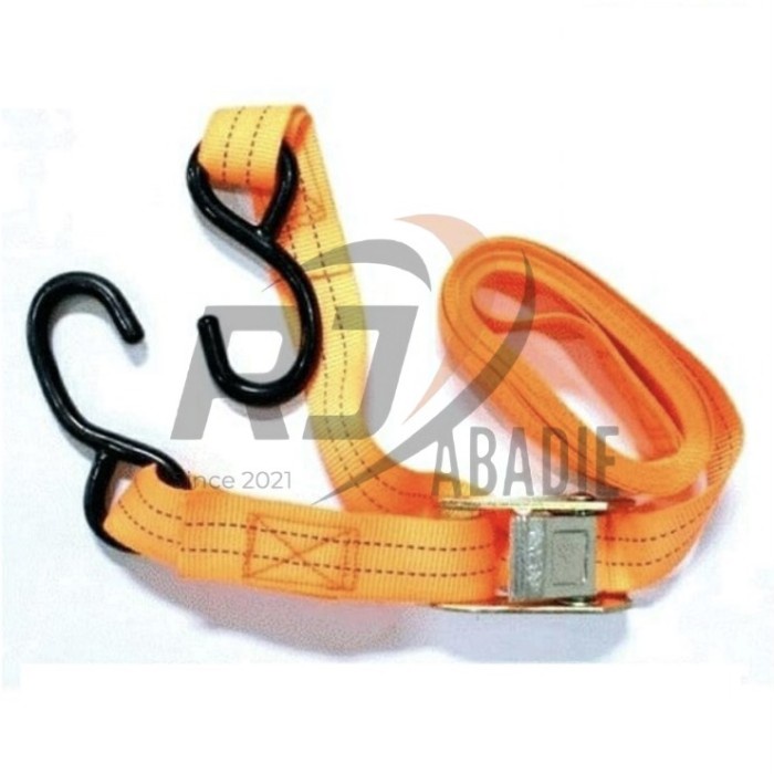 Ratchet Tie Down Lashing Belt Tali Pengikat Muatan Barang RRT 1&quot;x 5m