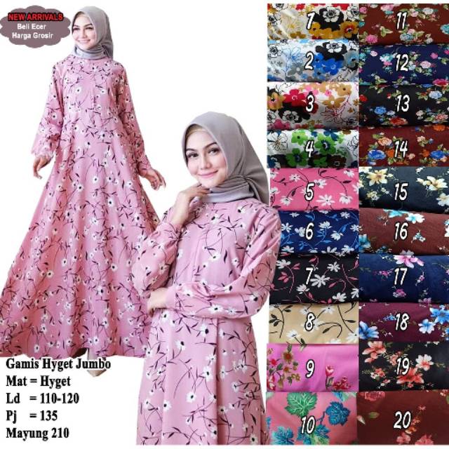 Gamis hyget 3 pcs 100k