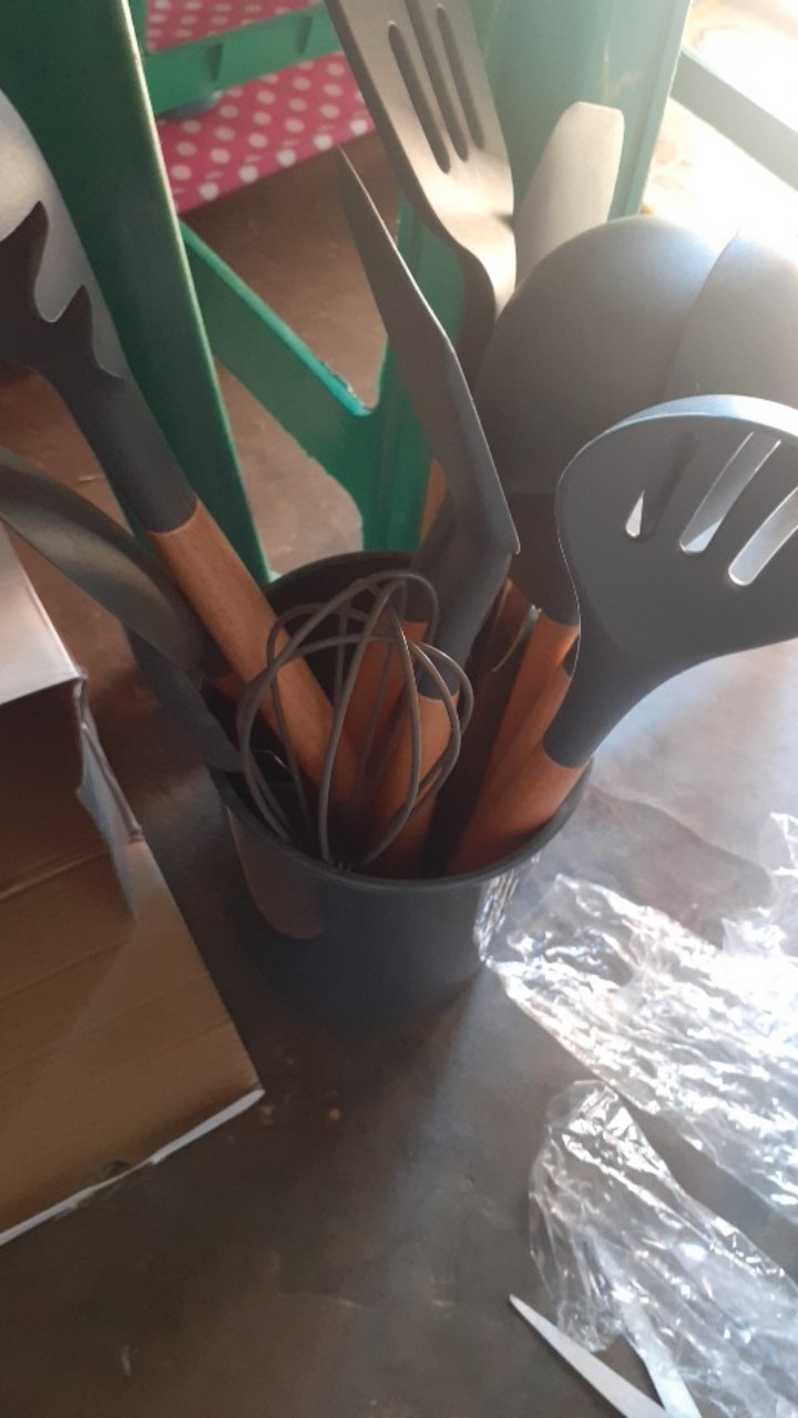 Silicone Spatula Utensil Kitchen Set Alat Masak Dapur Silikon