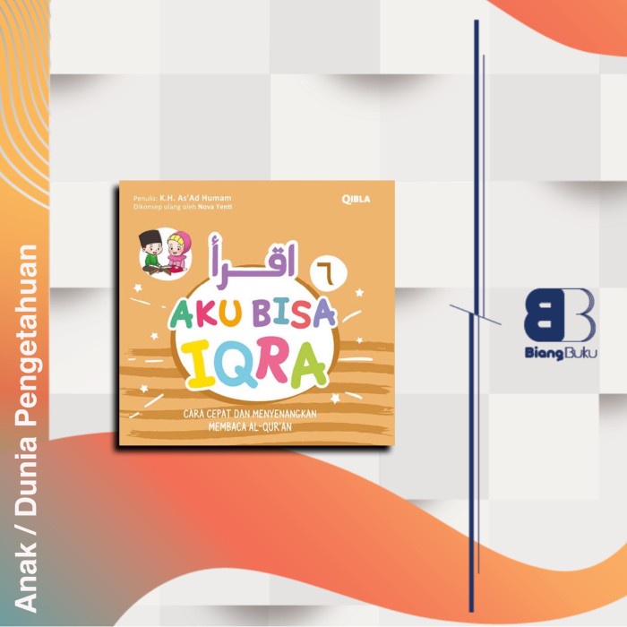 Buku Aku Bisa Iqra 6 K.H.As'ad Humam Ori Qibla Gramedia Baru