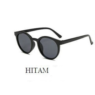 ⭐TasUnik88⭐ R178 Kacamata Wanita Pria Wanita Fashion Sunglasses Eyewear Frame Model Korea-HITAM