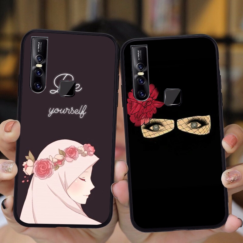 Casing Soft Case Motif Wanita Muslim Untuk Vivo Y17 Y69 Y71 Y91c Y91 Y93 Y95 V5x Z5x Shopee Indonesia