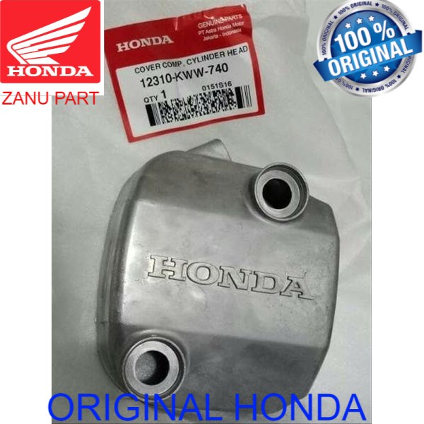 12310-KWW-740 Cover Cylinder Head Tutup Mesin Klep Blade 110 Revo 110 2011 2012 Karbu Revo Fi  ori