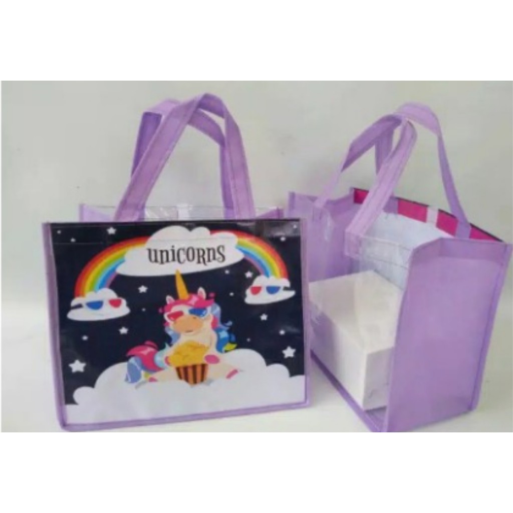 

TAS ULANG TAHUN ANAK / GOODIE BAG ULTAH / TAS MIKA ULTAH CUSTOM UK 26 X 14 X 26 - TEBAL