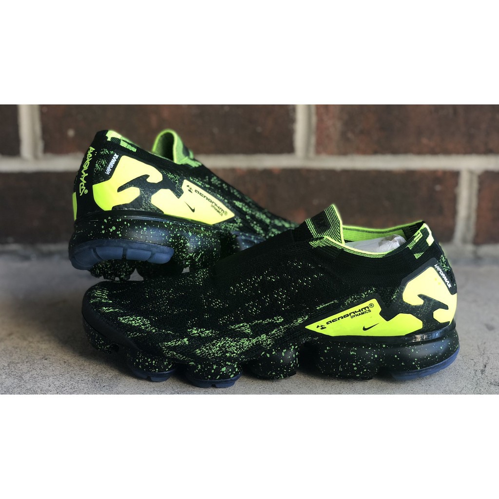 Nike Air VaporMax Acronym Black Volt Green High Premium Original