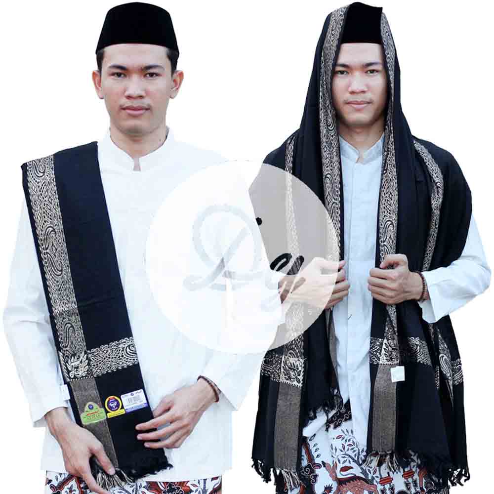 Sorban Kashmiri Almasin Made in India - Sorban Almasin Hitam Gold