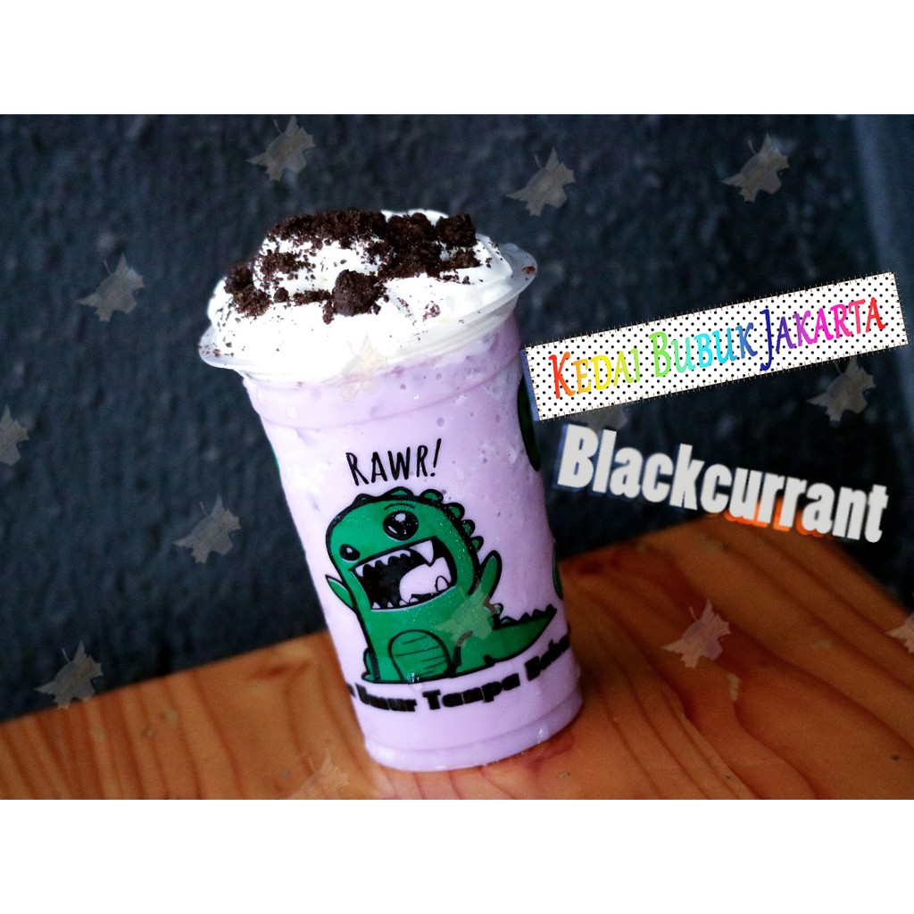 Bubuk Minuman Bubble Powder Drink rasa Blackcurrant ORIGINAL 1kg JAVALAND