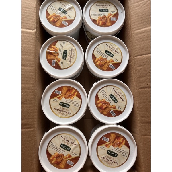 

Kurma Sukkari Barari Ember 800gr Isi 8 Pad