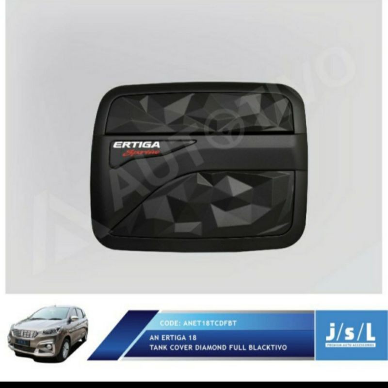 tank cover/ tutup tangki mobil all new Ertiga diamond blacktivo jsl