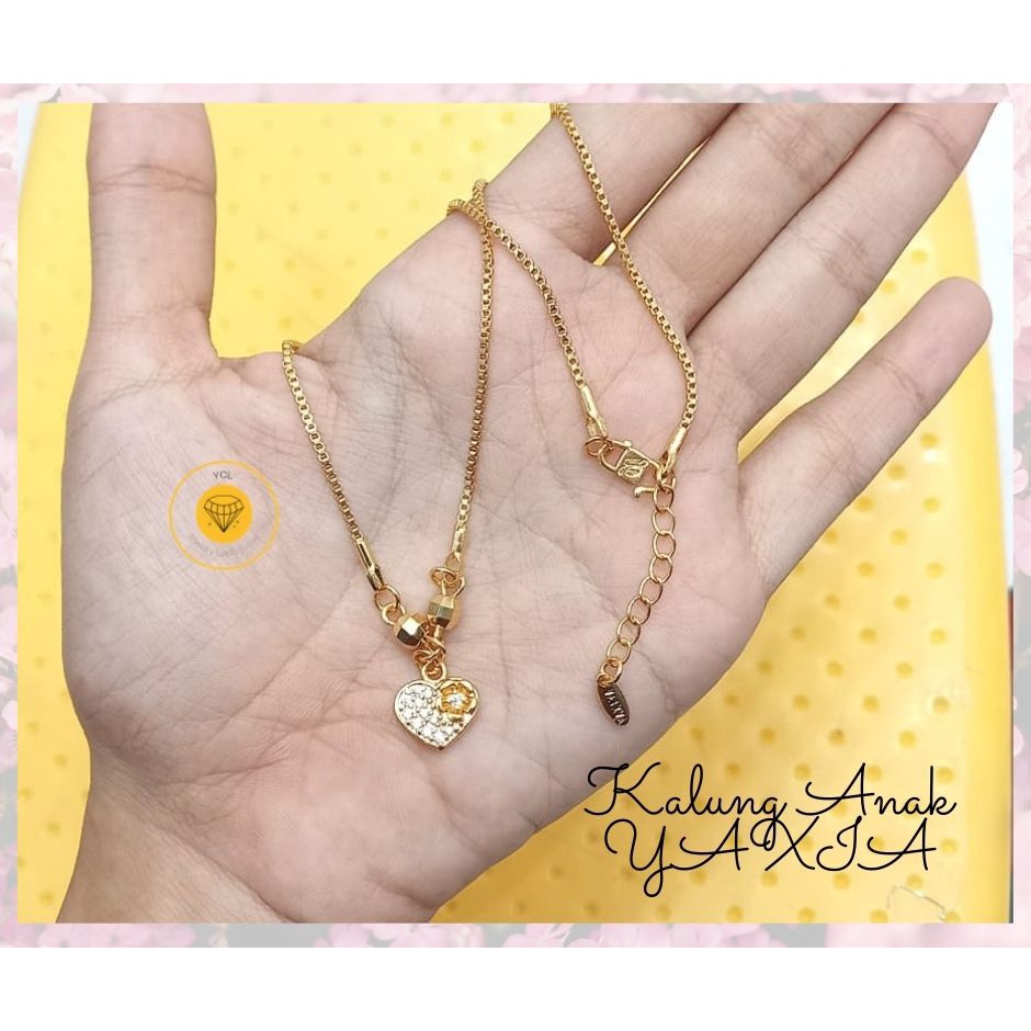Grosir Perhiasan Kalung Imitasi Anak Lapis Emas