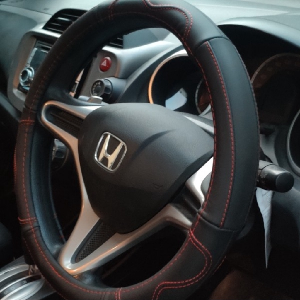 cover sarung stir kulit asli mobil honda crv Asli kulit 100%