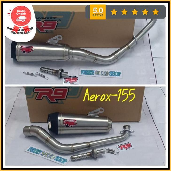 Knalpot R9 Aerox 155 Alpha Series/Knalpot R9 Alpha Series Aerox 155 Ready789