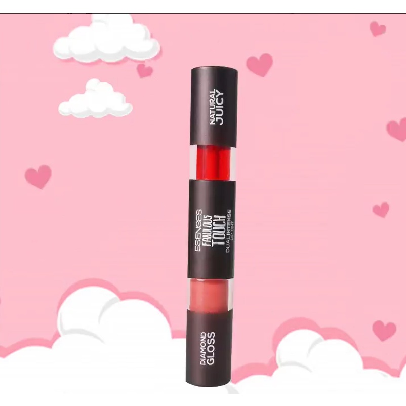 ✿ELYSABETHME✿ [ESENSES] Dual Liptint 2in1 anti ribet lip tint ombre tahan lama