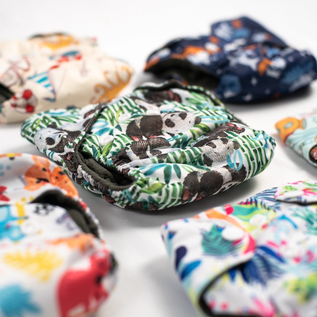 New Born AIO Diaper Popok  Aneka Motif Tahan Air