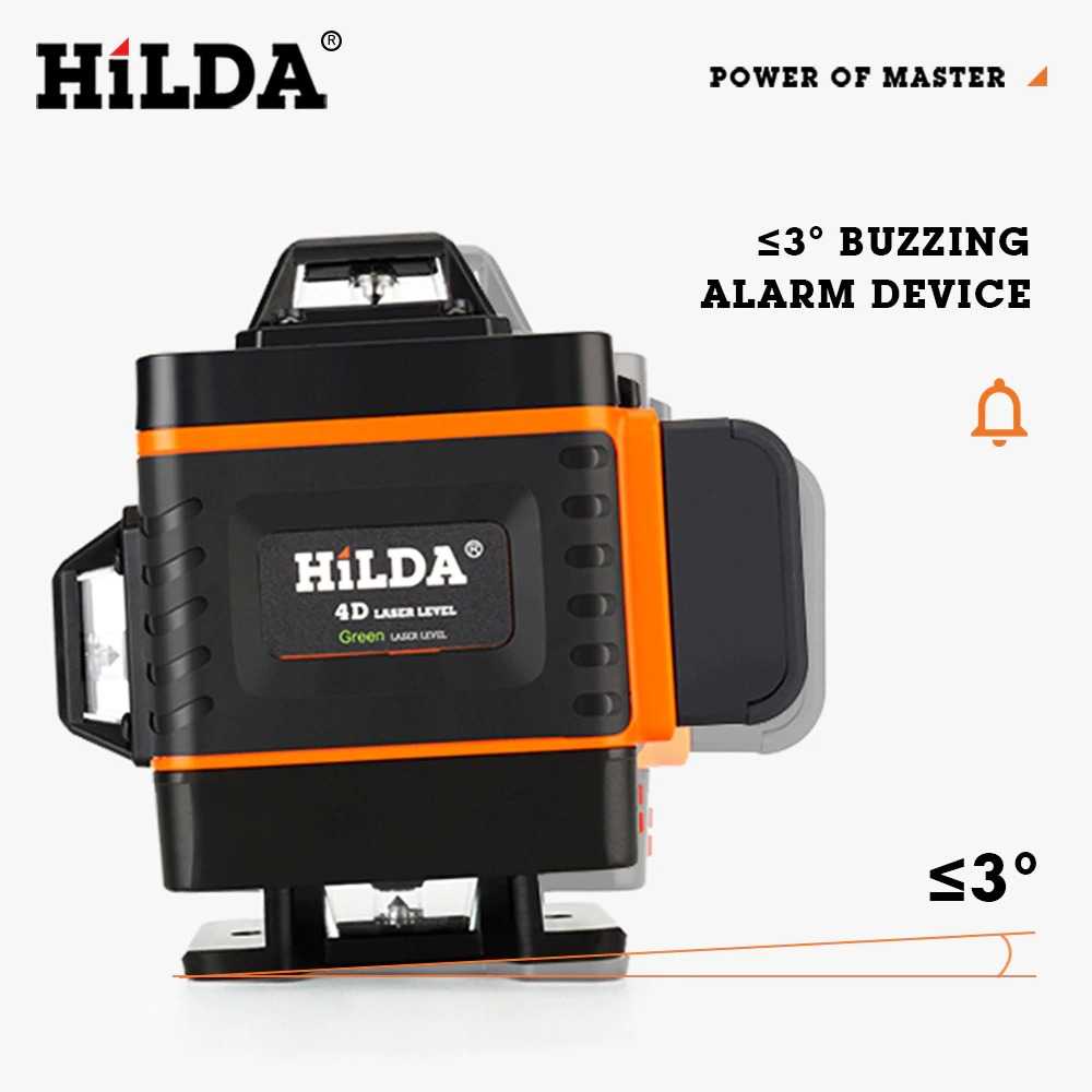 Hilda Mesin Self Leveling 16 Line Laser 4D Remote LD-515