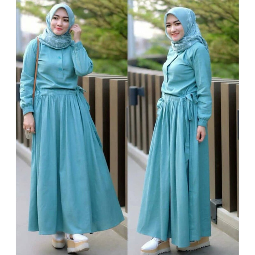 Gamis Wanita Dira Maxy Dress Muslim terlaris