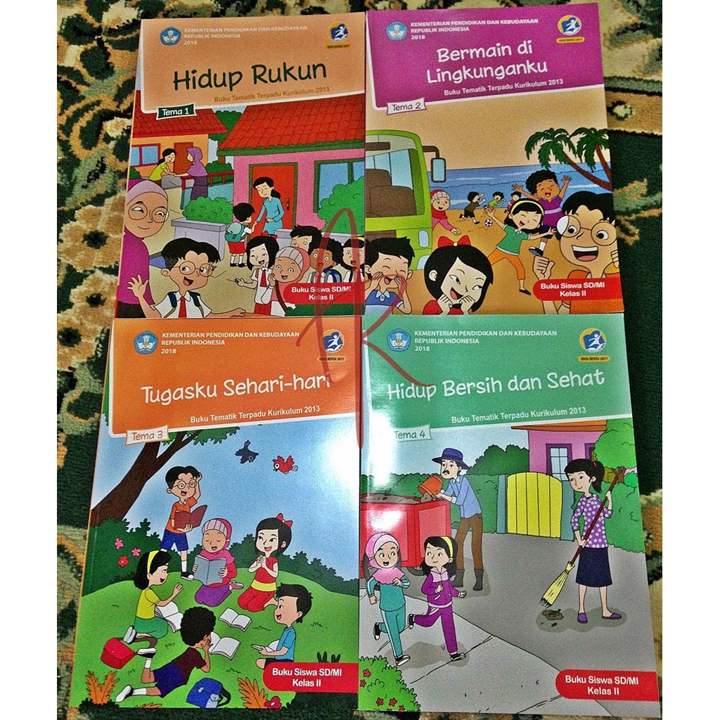 Paket Buku Tematik Sd Mi K13 Kelas 5 Semester 2 Shopee Indonesia
