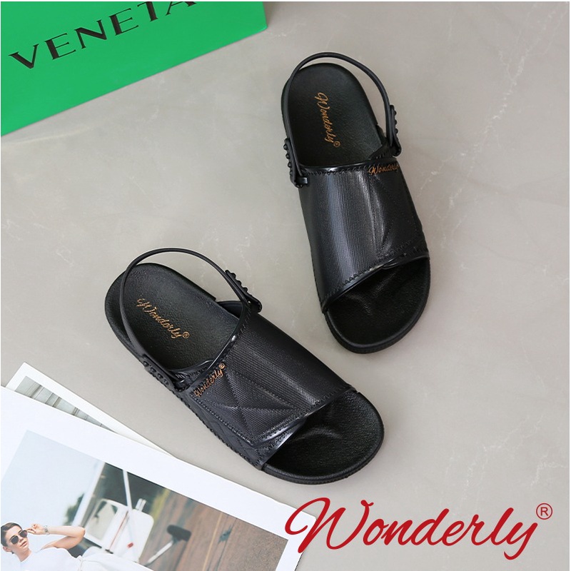 Sandal Wanita 2 in 1 Jelly Sendal Wanita Wonderly Sandal Tali  2027-2