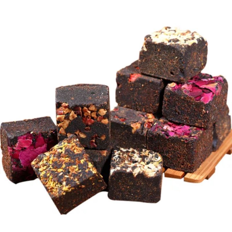 

Natural Herbal Brown Sugar Cube / Rose Ginger Goji berry Brown sugar cube