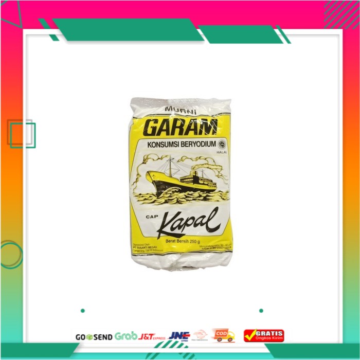 

Kapal garam halus 250gr