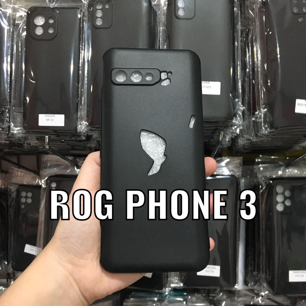Softcase Black / Hitam Baby Skin ASUS ROG PHONE 8 8PRO / Rog 7 - Ultimate / Rog 6 / Rog 5 / Rog 3 / 