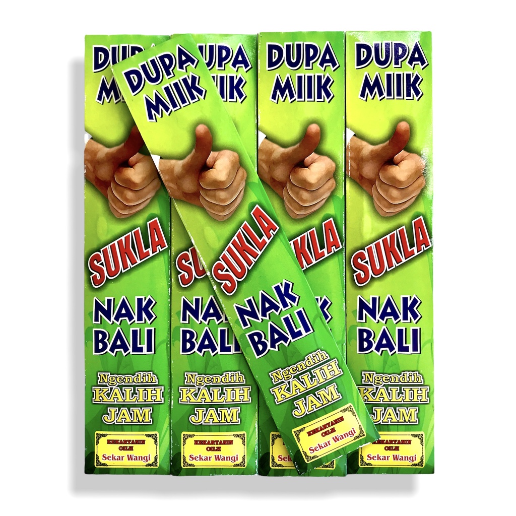 Dupa Hio Jumbo 2 jam Sukla isi 8 stick Panjang 28 cm Abu Dingin Produksi Sekar wangi