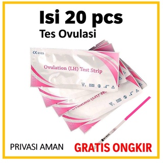 Image of Tes Ovulasi 20 pcs / Tes Kesuburan / LH Ovulation Test / Paket Diskon Grosir Tes Ovulasi