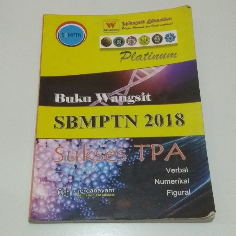 [preloved] Buku Wangsit SBMPTN 2018 Sukses TPA