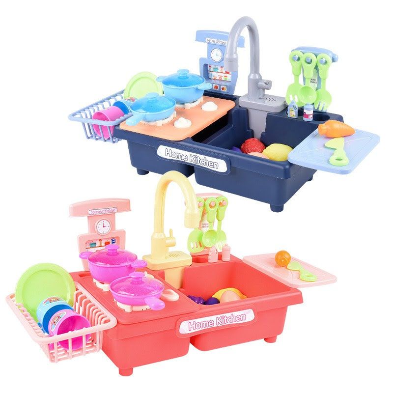 Mainan Edukasi Anak - Kitchen Sink Set Wastafel Cuci Piring