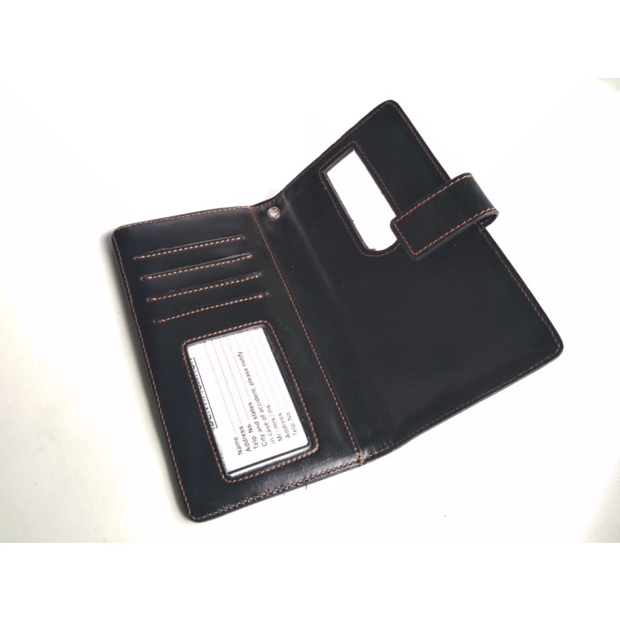 Dompet Hp Kulit asli Flip Wallet Leather Sarung Pelindung Hp