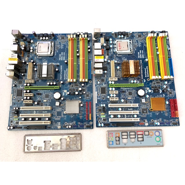 PAKETAN INTEL Q9300 2.50ghz MOBO P43 ASROCK RAM COMBO DDR2 DDR3 OFFBOARD - FAN