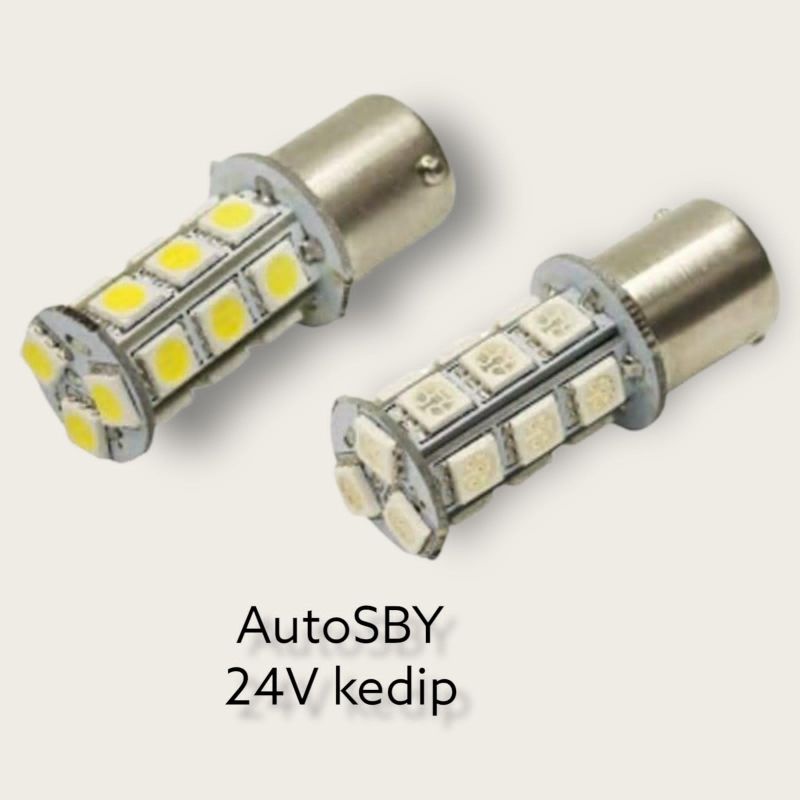 Lampu rem flash kedip 24v 1157 bay15d bus truk