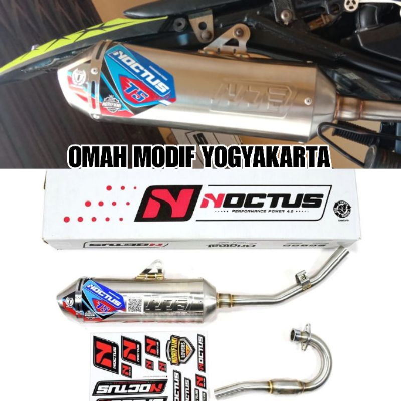 Knalpot Norifumi Noctus T5 Stainless Original T 5 CRF 150 L KLX BF Dtracker WR 155-2